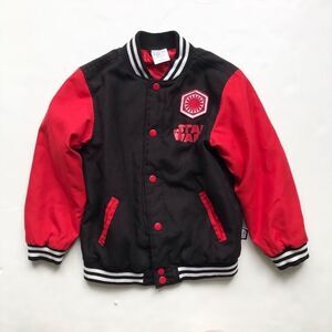 Disney store Star Wars Kylo Ren bomber jacket EUC 5/6Y